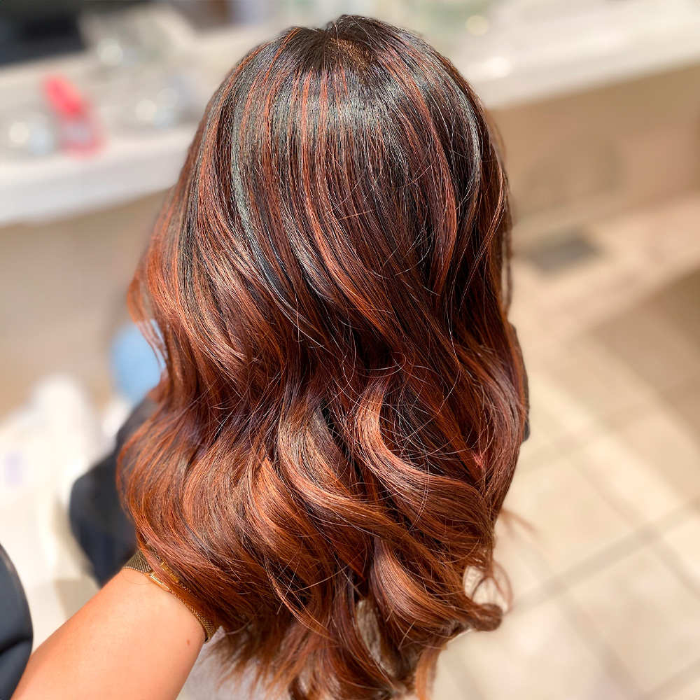 Balayage behandling hos Hair By Dyrbye i Hvalsø, nær Roskilde & Lejre